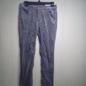 Loft Corduroy Pants 4 27 Curvy Skinny Gray